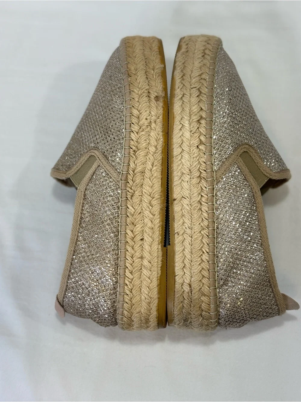MEDICUS Champagne Slip-On Espadrille Sneakers SZ 36 / SZ 6 MADE IN SPAIN